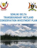 Semliki Delta Conservation Investment Plan 